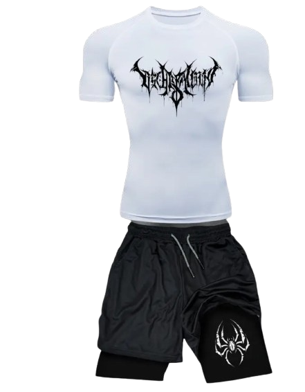 Ensemble Short et T-Shirt de Compression